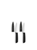 Kuppels 3-tlg. Küchenmesser CERAMIC in schwarz