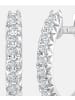 Diamant L'éternel Creolen aus 750 Weißgold mit Diamant