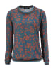 Aniston SELECTED Shirtbluse in petrol-cognac-bedruckt