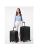 Redolz Essentials 14 4-Rollen Kofferset 2 tlg. Laptopfach mit Dehnfalte black metallic