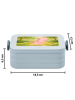 Mr. & Mrs. Panda Lunch Box Axolotl Tanzen Design ohne Spruch in Blau Pastell