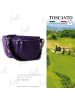 Toscanto Leder Gürteltasche Toscanto Tasche violett, mehrfarbig ca. 25cm
