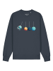wat? Apparel Sweatshirt Weltraumforscher in India Ink Grey