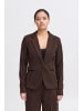 ICHI Blazer IXKATE Regular fit in Coffee Bean/C.Dancer
