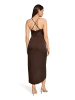 Vera Mont Abendkleid in mocca - 0001
