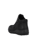 rieker Belinga High-Top-Sneaker mit Reißverschluss Schwarz