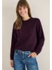 Cecil Sweatshirt mit Stickerei in Rot