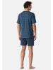Schiesser Schlafanzug Comfort Essentials in Deep blue