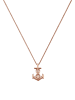 Elli Halskette 925 Sterling Silber Anker, Infinity, Kreuz in Rosegold