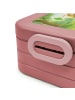 Mr. & Mrs. Panda Lunchbox Bienen Paar Design ohne Spruch in Rot Pastell