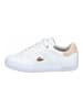 Lacoste Sneaker in Weiß/Pink