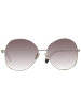 Max Mara Damen Sonnenbrillen Rund Gold