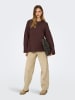 ONLY Strickpullover in Seal Brown