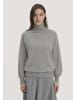 Hessnatur Strick Rollkragen Pullover in hellgrau