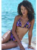 Vivance by Lascana Triangel-Bikini in schwarz bedruckt