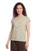 CARTOON Ringelshirt mit V-Ausschnitt in Cream/Khaki