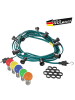 SPICELITE Garten Party Lichterkette Illu 40 bunte LED Kugellampen 40m grün