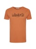GreenBomb T-Shirt Nature Goats Family in Gebranntes Orange