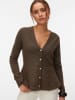 Vero Moda Strickjacke in Chocolate Chip