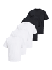 Jack & Jones T-Shirt Organic Relaxed in Weiß / schwarz