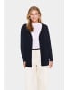 SAINT TROPEZ Strickjacke KilaSZ Gerade Passform in Night Sky