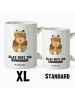 Mr. & Mrs. Panda weisse tasse Bär Kommunion mit Spruch in Weiß