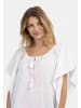 VIRITA Women Poncho in Weiss Pink