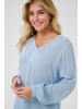Kaffe Langarm-Bluse Amber Regular fit in Soft Chambray
