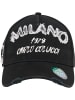 Carlo Colucci Baseball Cap Depaul in Schwarz