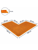 WohnDirect Badteppich Badematte in Orange