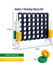 COSTWAY Vier-Gewinnt Spiel in Grau