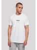 F4NT4STIC T-Shirt Happy People Only Good Vibes in weiß