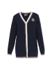 DreiMaster Women Cardigan in navy offwhite wine red