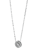 Adeliás Damen Halskette mit Anhänger – aus 925 Silber in silber