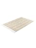 Kayoom Wohnzimmer Teppich – Kurzflorteppich Bohist 425 in creme - khaki - rechteckig