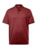 Men Plus Poloshirt in kupfer braun