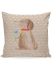 Mr. & Mrs. Panda Kissen 40x40 Hund Blume ohne Spruch in Hundeglück