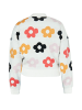 Swirly Damen Pullover in WEISS MEHRFARBIG