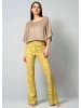 Alba Moda Hose mit grafischem Print in beige / limette