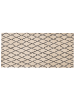 Beliani Kurzflor MIDYAT in Beige/Schwarz - (W) 80 x (H) 1 x (L) 150 cm