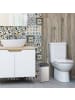 relaxdays Kosmetikeimer in Silber - 6 l