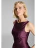 SWING Abendkleid in aubergine - 0003