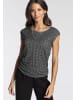 Laura Scott T-Shirt in grau-schwarz-grafik