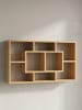 KADIMA DESIGN Wandregal PAOLA buche 85 x 47,5 x 16 cm MDF-Holz Hängeregal modern, in Buche