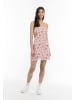 myMo Damen Minikleid in Rosa Mehrfarbig