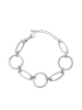 faina Women Cable Chain Link Bracelet in Silver