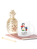Mr. & Mrs. Panda Teetasse Smörle Winterzeit mit Spruch in Transparent