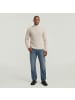 G-Star Raw Double Collar Half Zip Knit whitebait