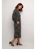 Kaffe Kleid KAgenette Loose fit in Black/Turtledove Leaf Print