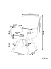 Beliani Sessel BJARN in Grau/Braun - (W) 60 x (H) 90 x (L) 55 cm